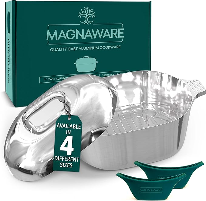 Oval Dutch Oven with Lid - 5 Quart (11 Inch)