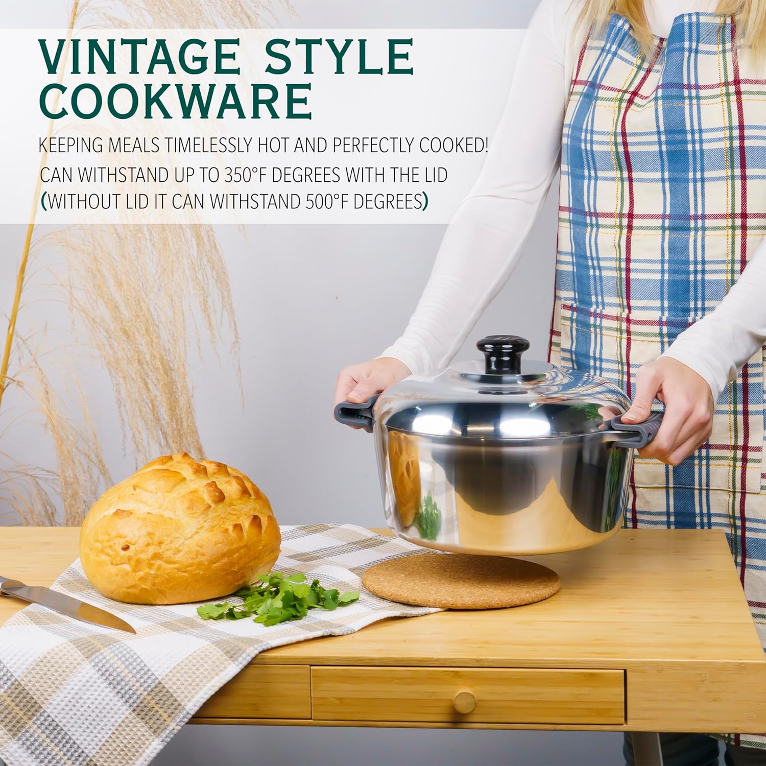 3 Quarts Round Dutch Oven with Lid