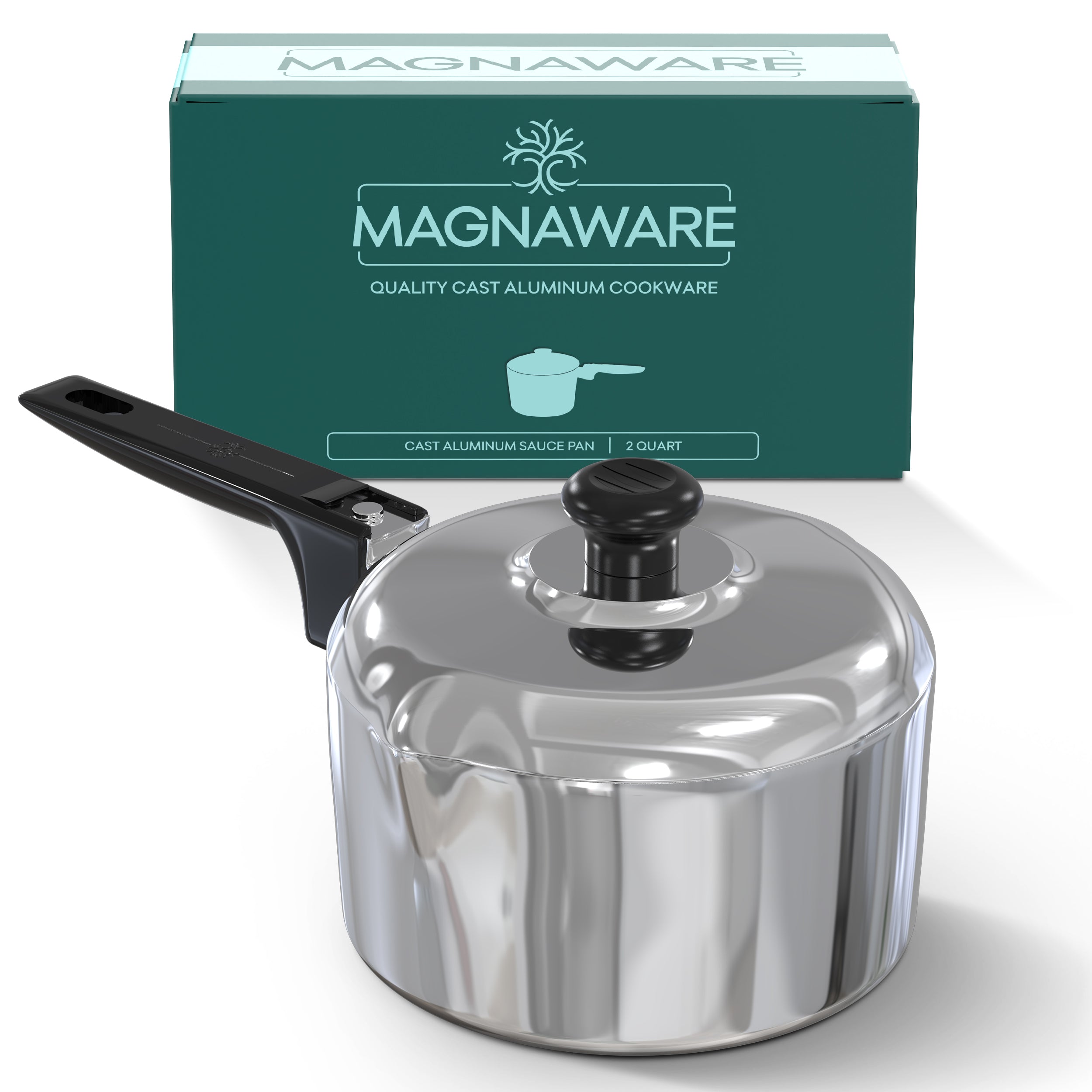 調理器具 MAGNAWARE 2 QUART SAUCE PAN WITH LID MAG04-Ben-Rosengarten-