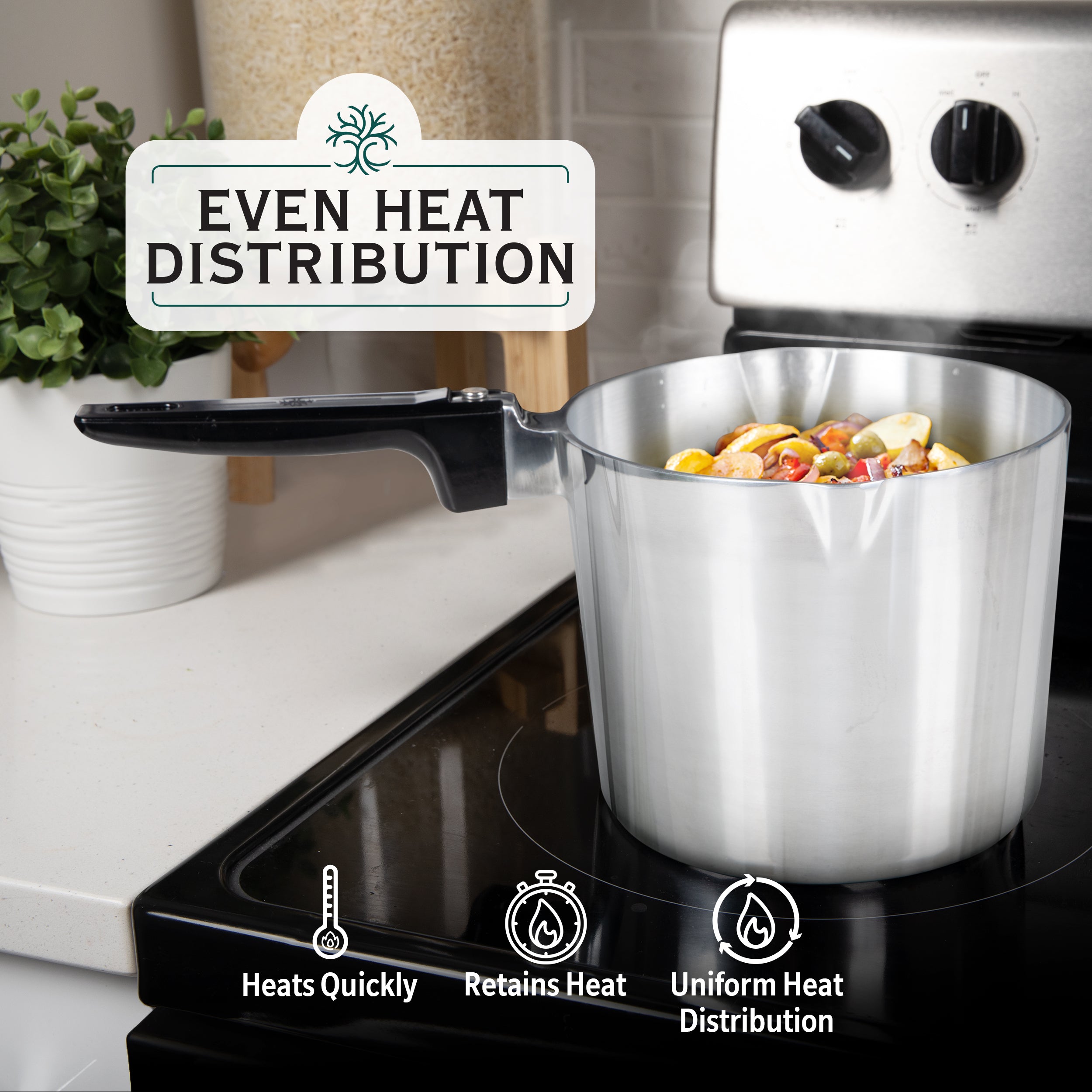 4 Quart Sauce Pan with Lid