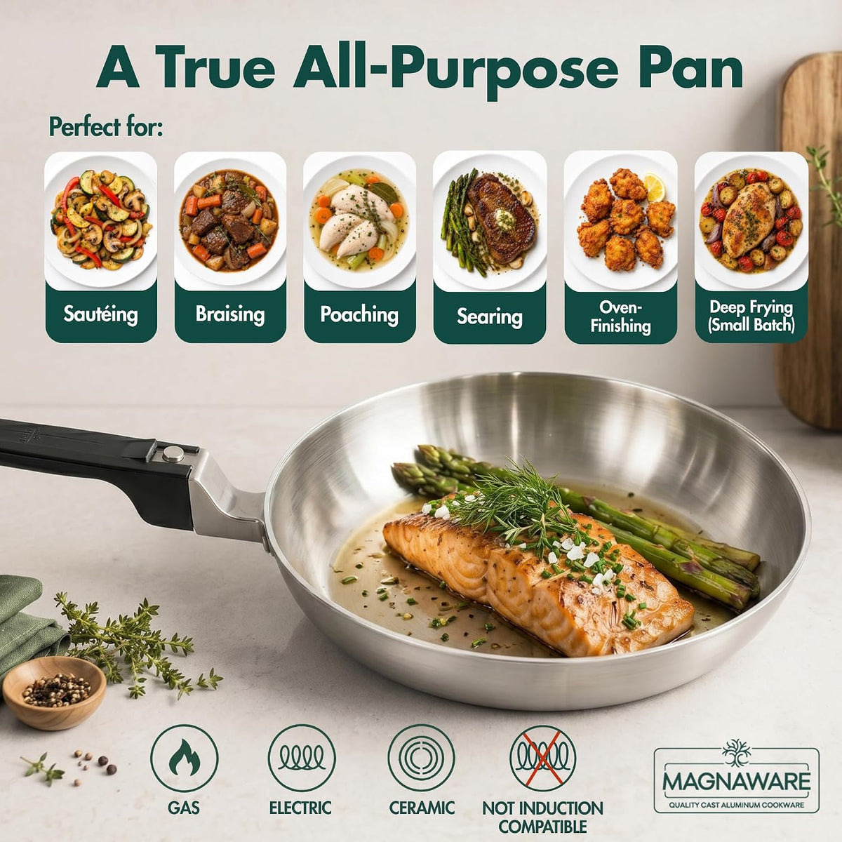 MAGNAWARE Skillet – (8-10-11-13 Inch)