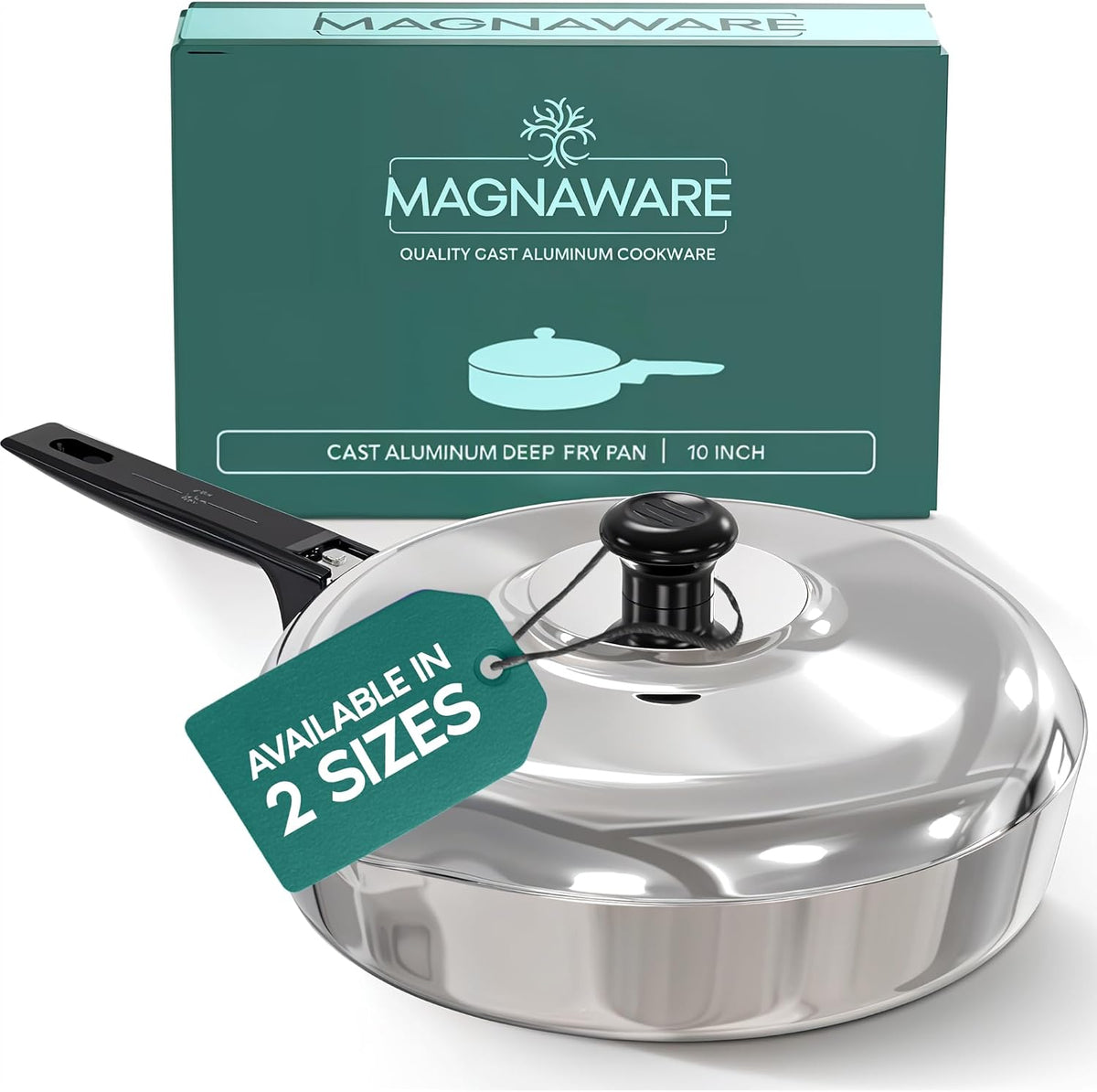 MAGNAWARE Sauté Pan with Lid - (3-4 Quart) ( 10-12 Inch)