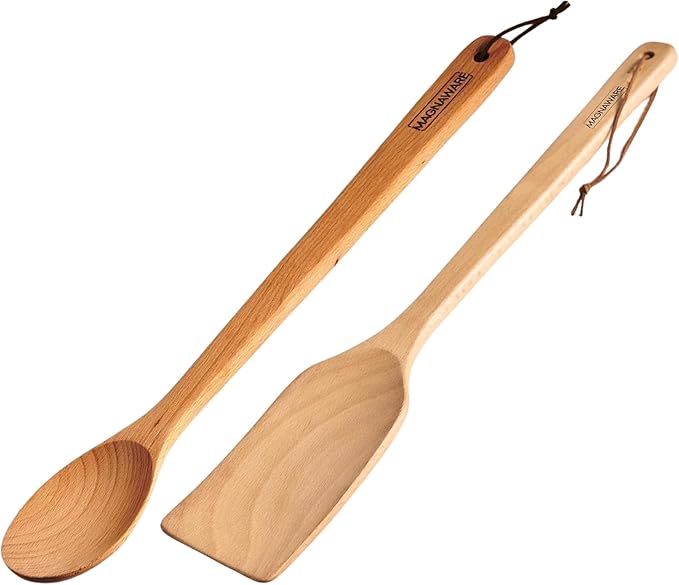 18" Wooden Spoon/Spatula/Set | Cajun Cooking Utensils