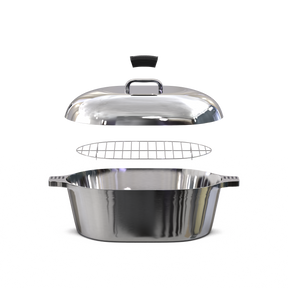 Oval Dutch Oven with Lid - 12.6 Quart (18 Inch)