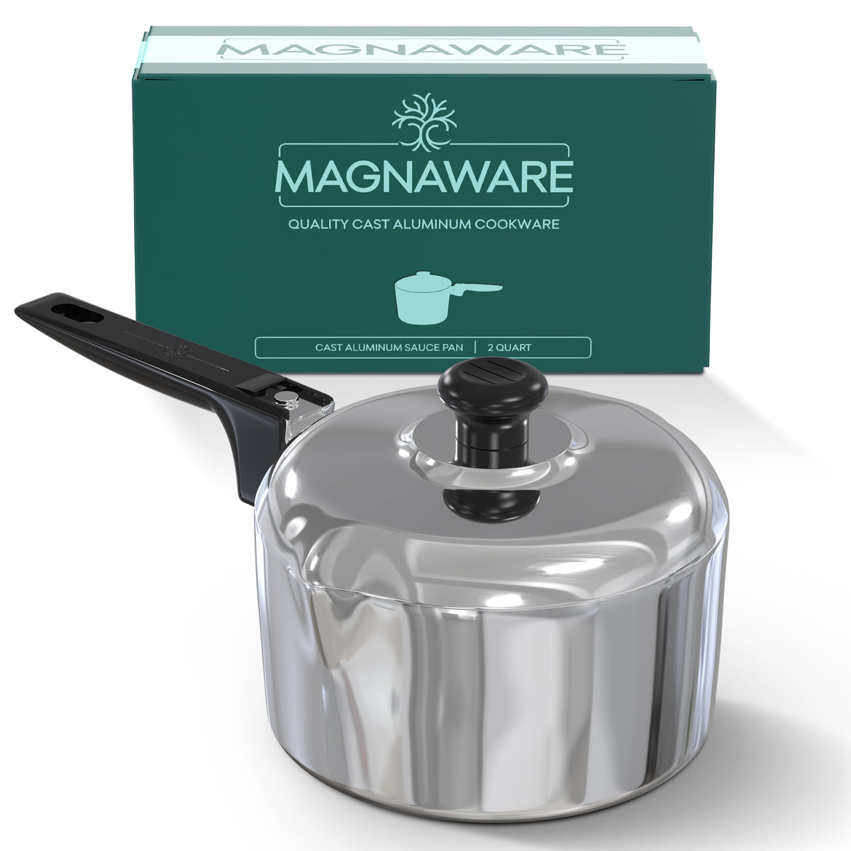 調理器具 MAGNAWARE 2 QUART SAUCE PAN WITH LID MAG04-Ben-Rosengarten-