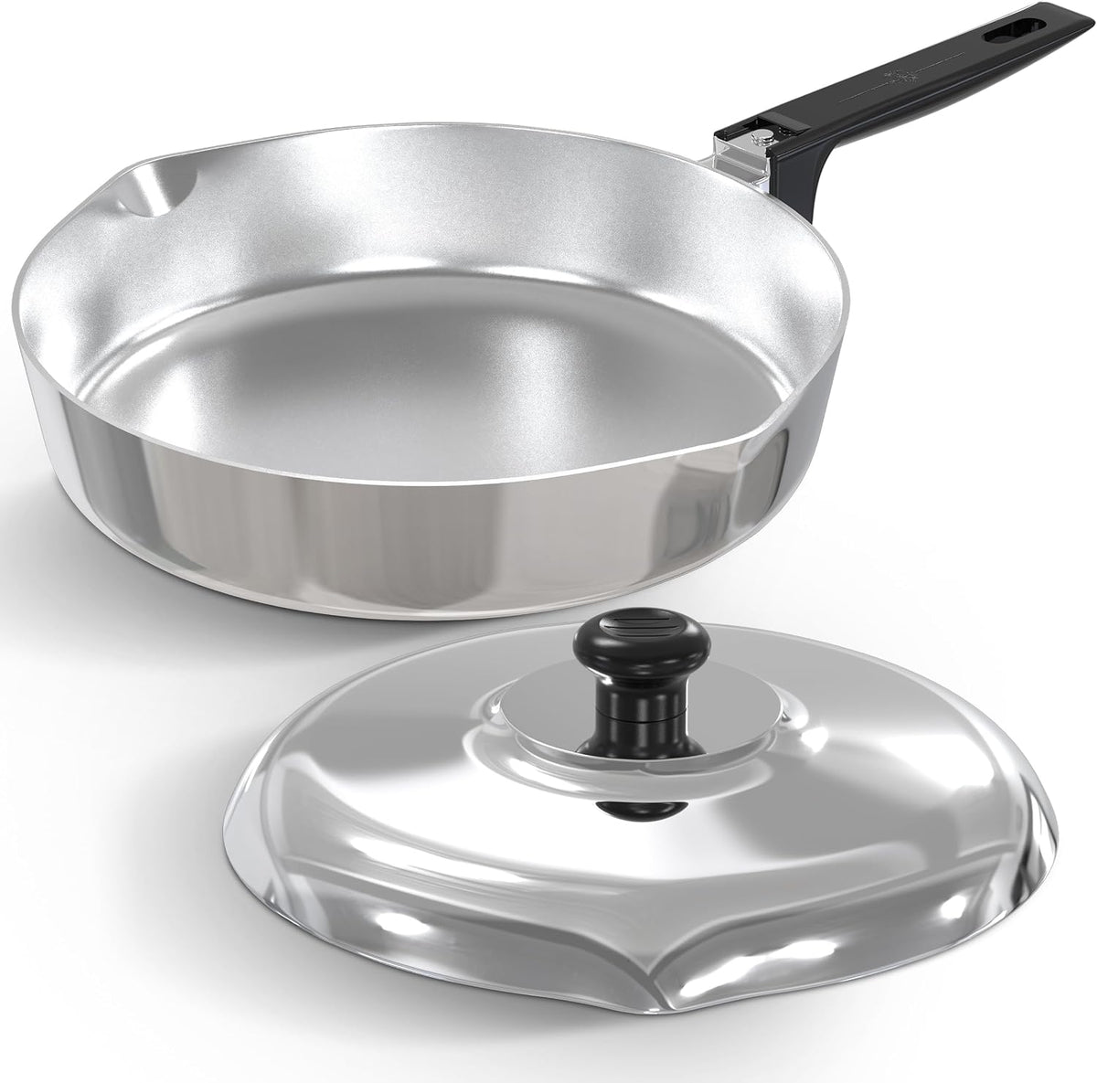 MAGNAWARE Sauté Pan with Lid - (3-4 Quart) ( 10-12 Inch)